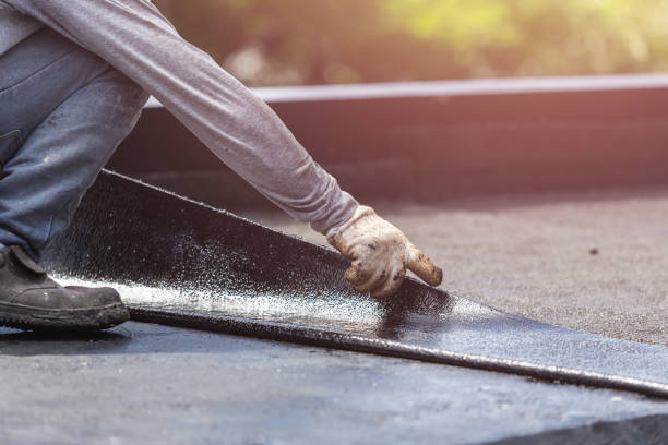 Professional Crawl Space Encapsulation technician working in Free Soil, MI